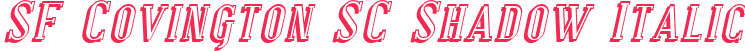 SF Covington SC Shadow Italic